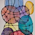 MRI-10
Image 30" x 22"
Frame 40" x 30"
Watercolor and Mixed Media on Paper